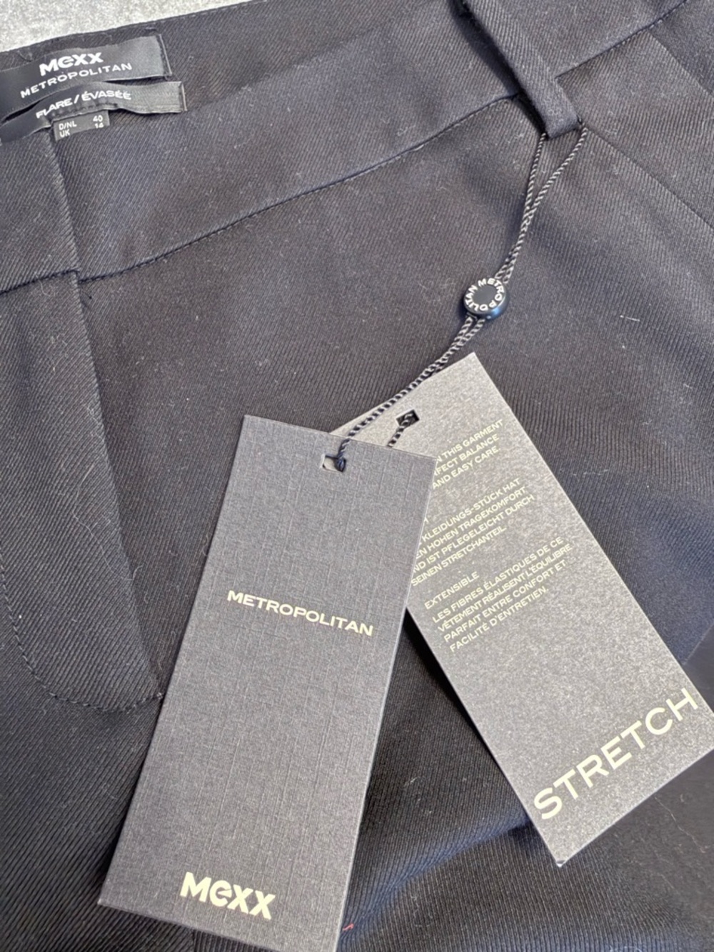 MEXX Metropolitan Flare black pants